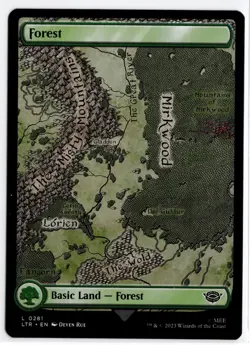 Magic The Gathering LTR #281 Basic Land Forest The Lord of the Rings MTG NM - Image 1