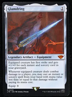 Magic TCG - LTR Tales of Middle-Earth - Glamdring - 0239 - Mythic - Reg NM - Image 1