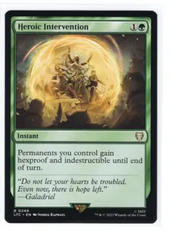 Heroic Intervention | Regular | NM | MTG | Rare | 0249 | LTC - Lord of the Rings - Image 1