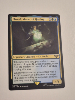 Elrond, Master of Healing 200 Rare LTR The Lord of the Rings MTG Magic - Image 1