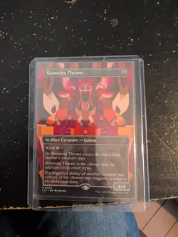 1x BORDERLESS Roaming Throne, NM, Magic Gathering, MtG - Image 1