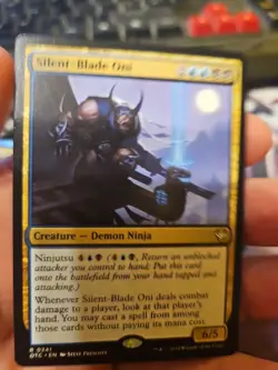 MTG - Outlaws of Thunder Junction -Silent-Blade Oni - NM - NF - Image 1