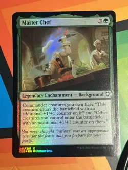 Master Chef 241/361 Common Foil Baldur's Gate Magic The Gathering NM x1 - Image 1