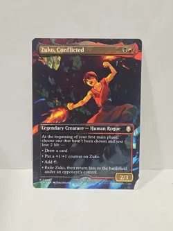 Zuko, Conflicted - Borderless TLA MTG 0302 Avatar Magic The Gathering - Image 1