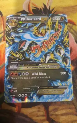 DAMAGED Pokemon TCG XY Flashfire M Charizard EX Ultra Rare Card 69/106 - Image 1