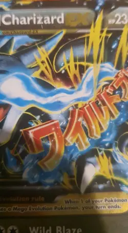 DAMAGED Pokemon TCG XY Flashfire M Charizard EX Ultra Rare Card 69/106 - Image 3