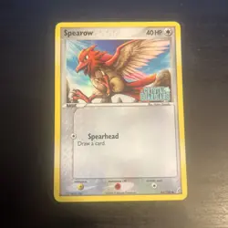 Spearow 61/100 Stamped Holo Common EX Crystal Guardians Pokemon TCG LP - Image 1