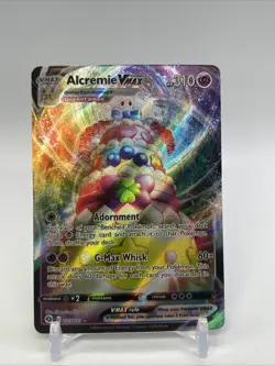 Pokemon TCG Alcremie VMAX 023/073 Champions Path Ultra Rare Full Art Holo - Image 1