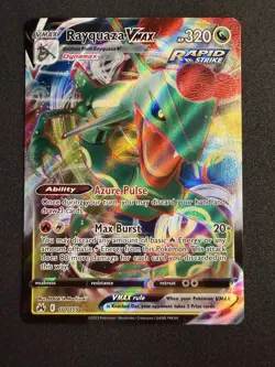 Pokemon TCG Rayquaza VMAX 101/159 Crown Zenith Holo - Image 1