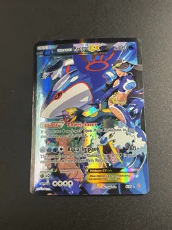 Pokemon TCG Team Aqua's Kyogre EX Double Crisis 6/34 LP Condition - Image 1