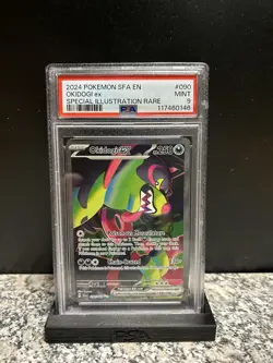 Pokemon TCG Okidogi ex 090/064 Sv: Shrouded Fable Illustration Rare Holo PSA 9 - Image 1