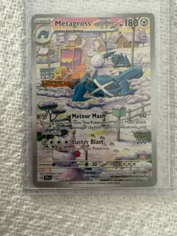 Pokemon TCG Metagross 178/162 Illustration Rare Full Art Holo Temporal Forces - Image 1