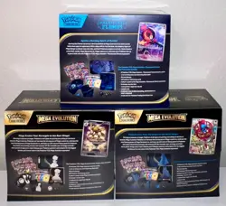 Pokemon Mega Evolution Elite Trainer Box ETB Set of 2 and Phantasmal Flames ETB - Image 3