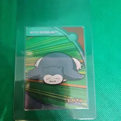2000 Topps Pokemon TV #HV14 Snorlax #143 Silver Foil Animation - Image 4