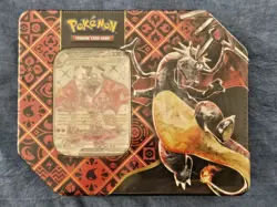 Pokemon TCG: Paldean Fates Shiny Charizard EX Tin Factory Sealed - Image 1