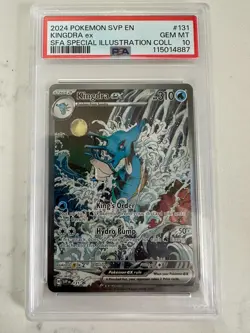 2024 pokemon svp en kingdra SFA special illustration rare psa 10 - Image 1