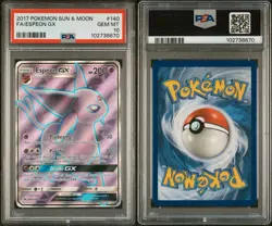 Espeon GX 140/149 | Full Art 2017 Sun & Moon | Pokemon TCG PSA 10 GEM MINT - Image 3