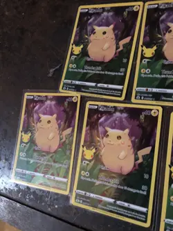2021 Pokemon Celebrations Pikachu Full Art #005 Holo Lot x7 NM - Image 2