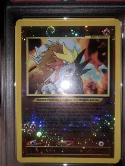 PSA 8 Entei HUGE SWIRL x2 2001 Pokemon 3 Movie Black Star Promo 34 Rare Vintage - Image 4