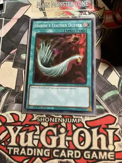 Harpie’s Feather Duster Super Rare 1st Edition EG01-EN022 Yugioh - Image 1