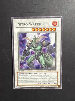 | Yugioh Nitro Warrior DP08-EN013 1st Rare Duelist Pack 8 Yusei Fudo LP🔥 | - Image 1