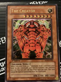 Yu-Gi-Oh! The Creator RDS-EN005 Ultimate Rare 1st Edition NM - Image 1