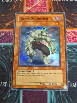 Yu-Gi-Oh! Grave Squirmer DP07-EN008 Super Rare Unlimited Lightly Played - Image 1