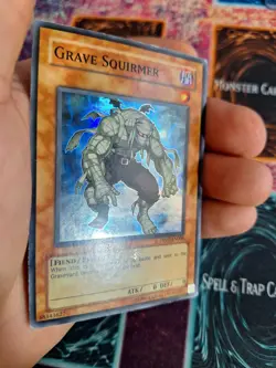 Yu-Gi-Oh! Grave Squirmer DP07-EN008 Super Rare Unlimited Lightly Played - Image 3
