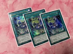 Yugioh: 3x Radiant Typhoon Chant - Ultra Rare - DOOD-EN061 - Near Mint Playset - Image 1