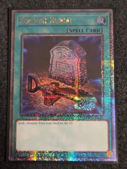 Yugioh Foolish Burial RA02-EN049 Quarter Century Secret Rare 1st Edition NM - Image 1