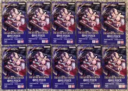 One Piece TCG The Azure Sea’s Seven OP-14 Sleeved Booster Pack Lot Of 10 Sealed - Image 1