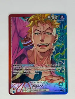 Marco OP08-002 Two Legends One Piece - English Alt Art Leader Foil - Image 1