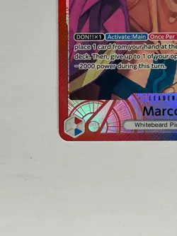 Marco OP08-002 Two Legends One Piece - English Alt Art Leader Foil - Image 5