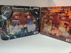 One Piece TCG Illustration Box Vol 5 and Vol 6 Lot - In Hand - Sealed Fast Ship - Image 1