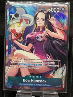 One Piece Boa Hancock OP01-078 Alternate Art PRB-01 NM ENGLISH - Image 1