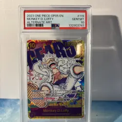 2023 Monkey.D.Luffy (PSA 10) OP05-119 [Alt Art] GEM MINT - Image 1