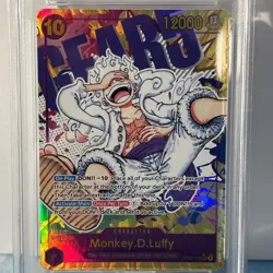 2023 Monkey.D.Luffy (PSA 10) OP05-119 [Alt Art] GEM MINT - Image 3