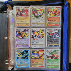 Vintage Pokemon Binder - 90 Cards w/ EX, LV.X, Holo, Reverse Holo - Mixed Cond. - Image 1