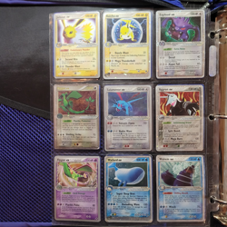 Vintage Pokemon Binder - 90 Cards w/ EX, LV.X, Holo, Reverse Holo - Mixed Cond. - Image 2