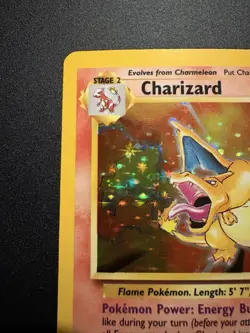 Pokemon TCG Vintage Charizard Holo Card 1999 Base Set 4/102, Vintage NM/LP - Image 2