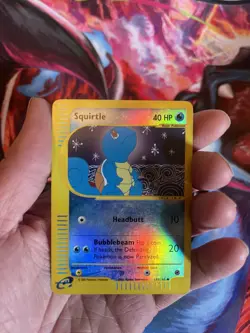 Squirtle 132/165 MP | E-Card Series: Expedition Base Set | Reverse Holo-vintage - Image 1