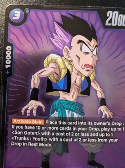 Gotenks FB04-032 Foil Rare Ultra Limit Dragon Ball Super Card Game - Image 2