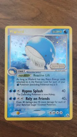 Pokemon Card - Wailord Legend Maker 14/92 Reverse Holo Stamped - Image 1