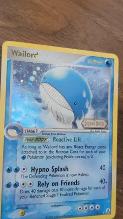 Pokemon Card - Wailord Legend Maker 14/92 Reverse Holo Stamped - Image 3