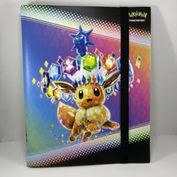 Pokemon Scarlet And Violet Prismatic Evolutions Trading Card Binder Evee - Image 1