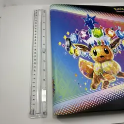 Pokemon Scarlet And Violet Prismatic Evolutions Trading Card Binder Evee - Image 5