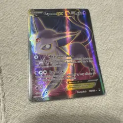 Pokemon TCG Espeon EX Full Art card, number 117/122, from 2016 XY: BREAKpoint - Image 2
