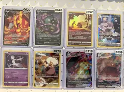 16 Holofoil Pokemon Card Lot - Trainer Gallery Full Art And More - Image 1