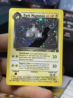 #4 Dark Magneton 11/82 Team Rocket 2000 Holo Rare WOTC Pokemon Card TCG - Image 3