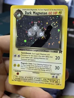 #4 Dark Magneton 11/82 Team Rocket 2000 Holo Rare WOTC Pokemon Card TCG - Image 4
